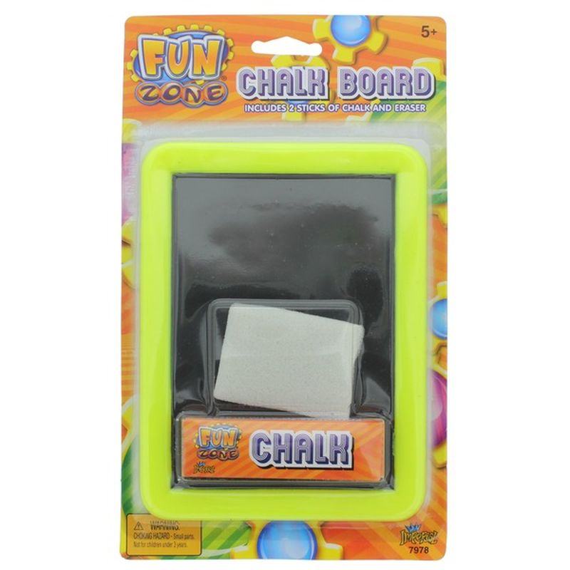 Fun Zone Chalkboard, Assorted Colors
