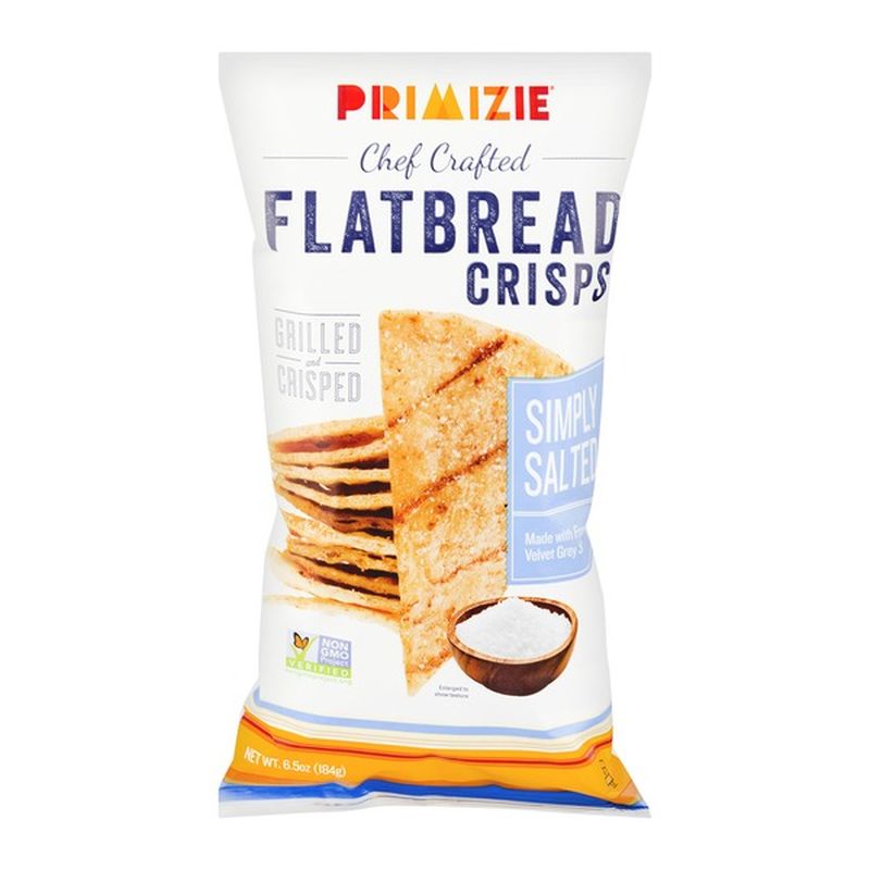 Primizie Flatbread Crisps, Simply Salted (6.5 oz) Instacart