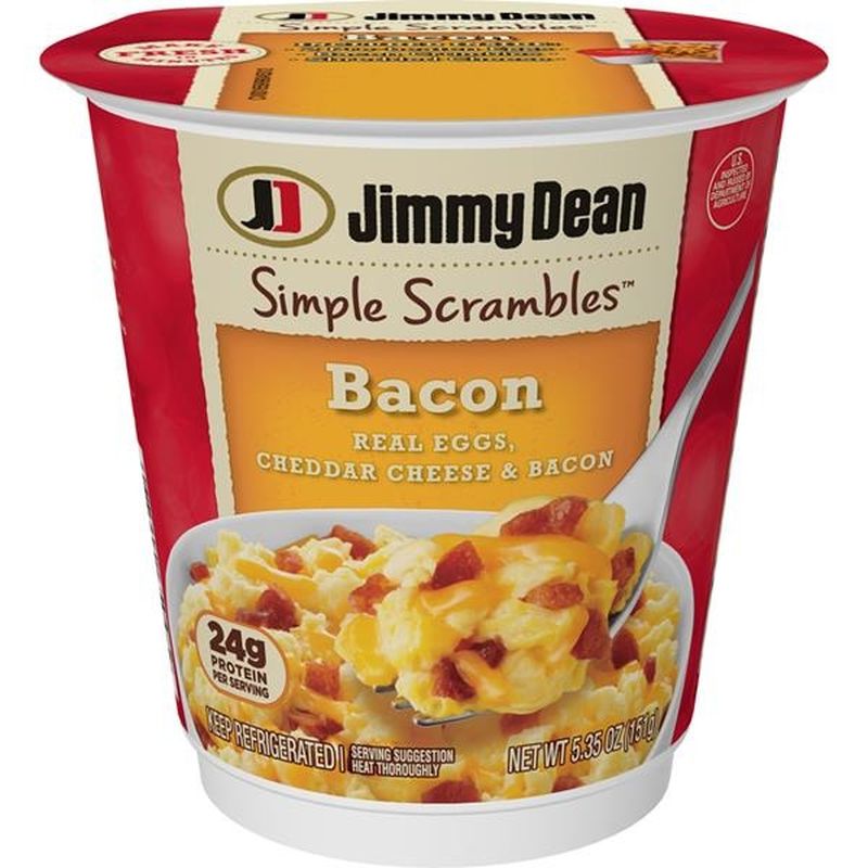 Jimmy Dean Simple Scrambles® Bacon (5.35 oz) from Hy-Vee - Instacart