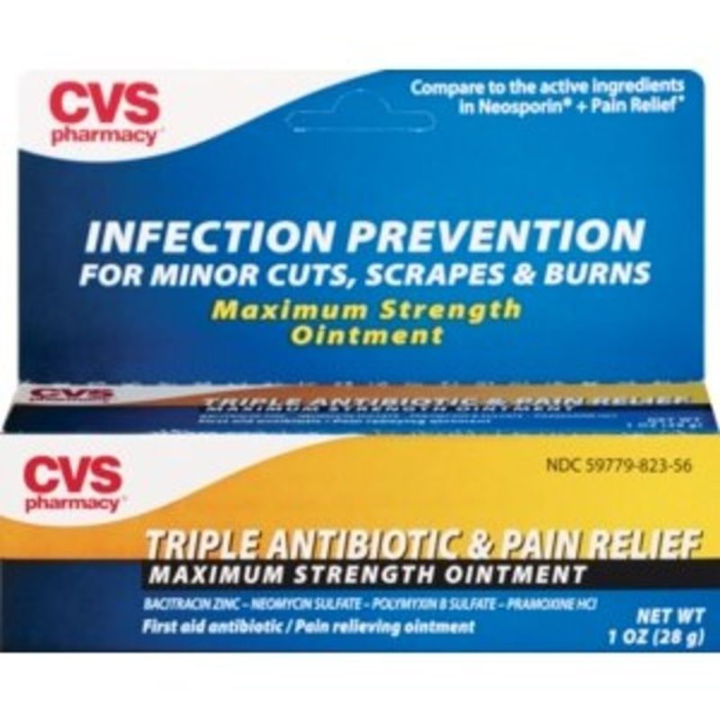 CVS Pharmacy Antibiotic + Pain Relief Ointment Maximum Strength (1 oz