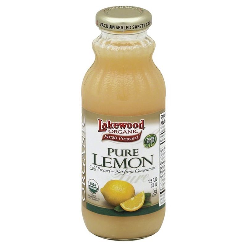 Lakewood Juice, Organic, Pure Lemon (12.5 oz) from HEB Instacart
