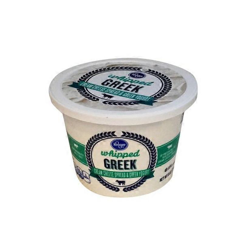 Kroger Whipped Greek Cream Cheese Spread (8 oz) from Kroger - Instacart