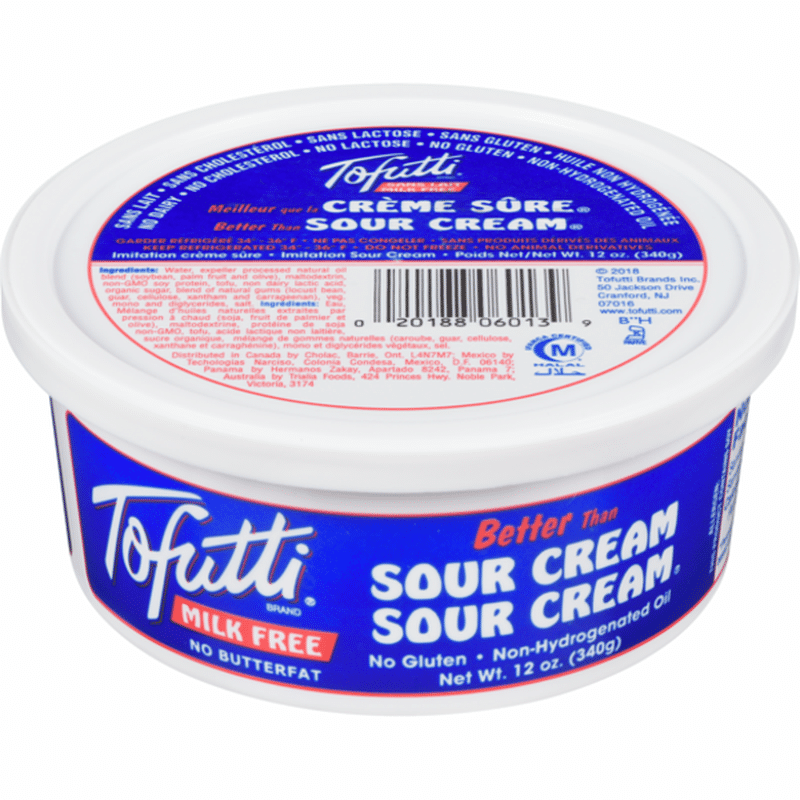 Tofutti Sour Cream, Milk Free, Imitation (12 oz) Instacart