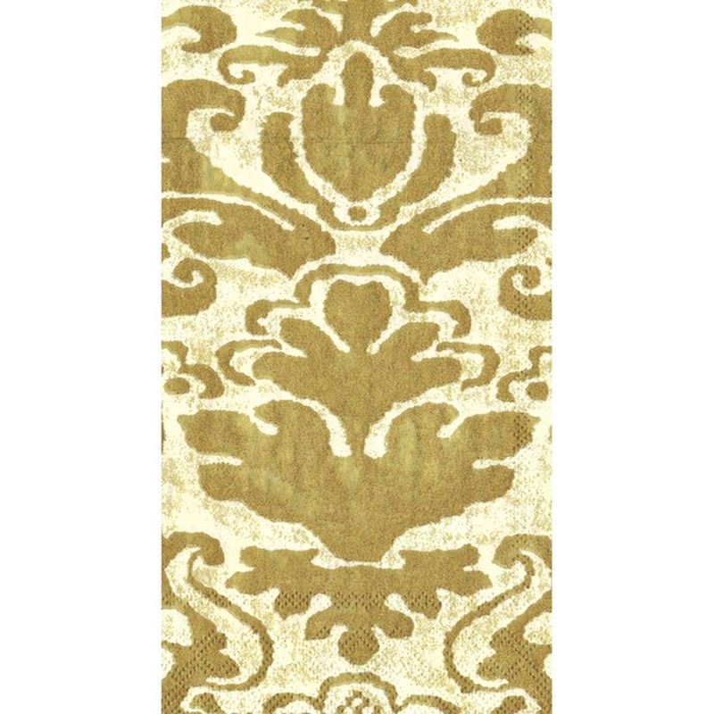 Caspari Guest Towel Palazzo Ivory