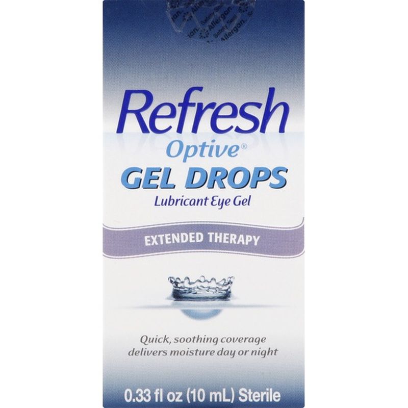 Refresh Optive Gel Drops Extended Therapy Lubricant Eye Gel (0.33 fl oz