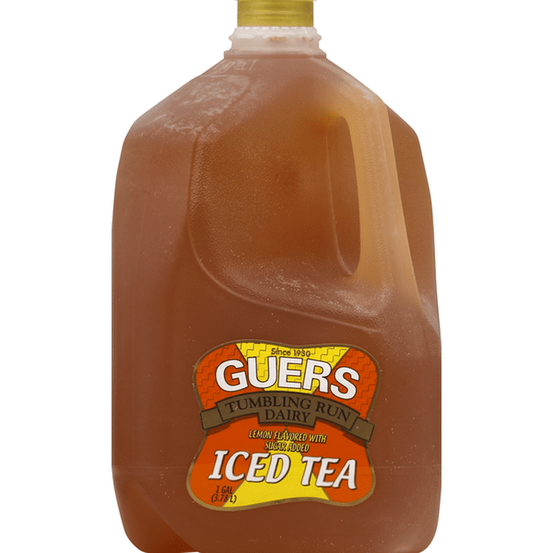 Guers Iced Tea, with Sugar Added, Lemon Flavored (1 gal) Instacart