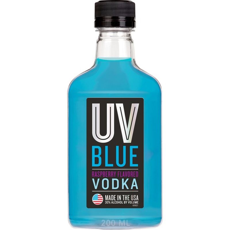 UV Blue Vodka (200 ml) Instacart
