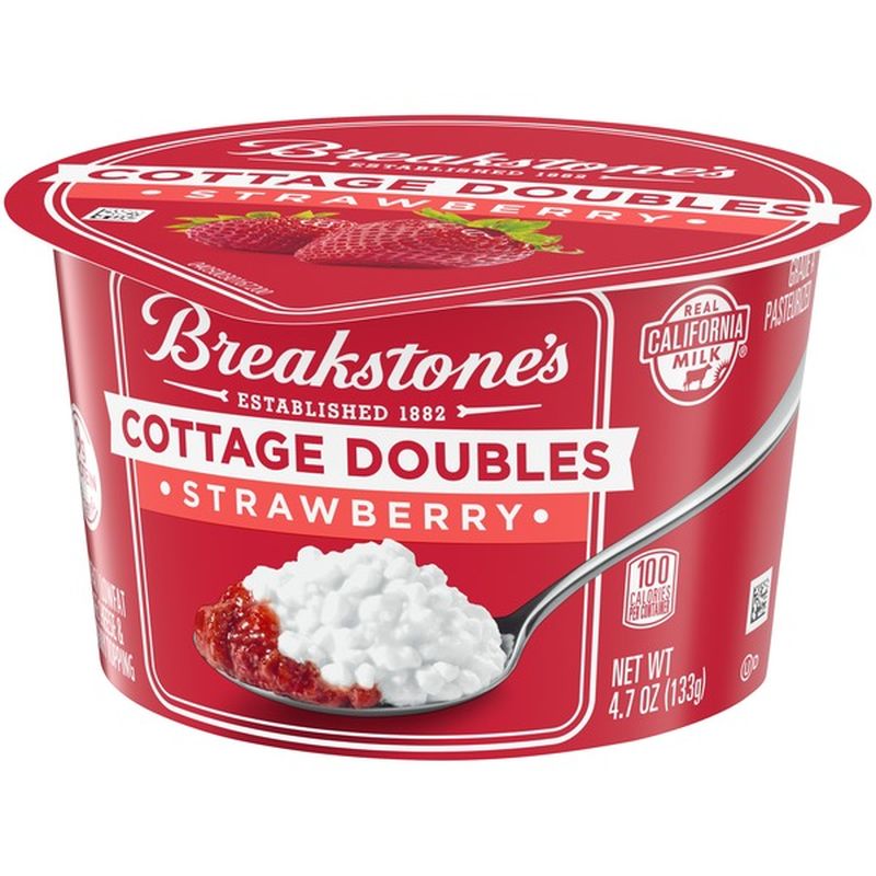 Breakstone's Cottage Doubles Cottage Cheese & Strawberry Topping (4.7