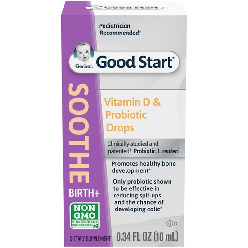 gerber probiotic vitamin d drops