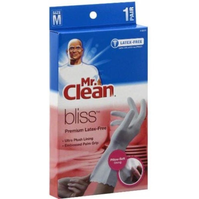 Mr. Clean Bliss Premium Latex-Free Gloves Size M (1 ct ...