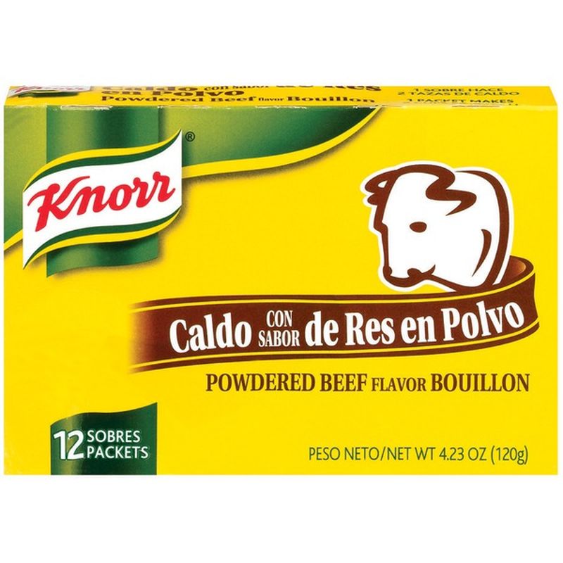 Knorr Powdered Beef Packets Bouillon (12 ct) Instacart