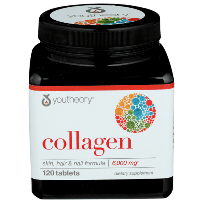 youtheory Collagen, Type 1 & 3, Tablets (120 each) Instacart