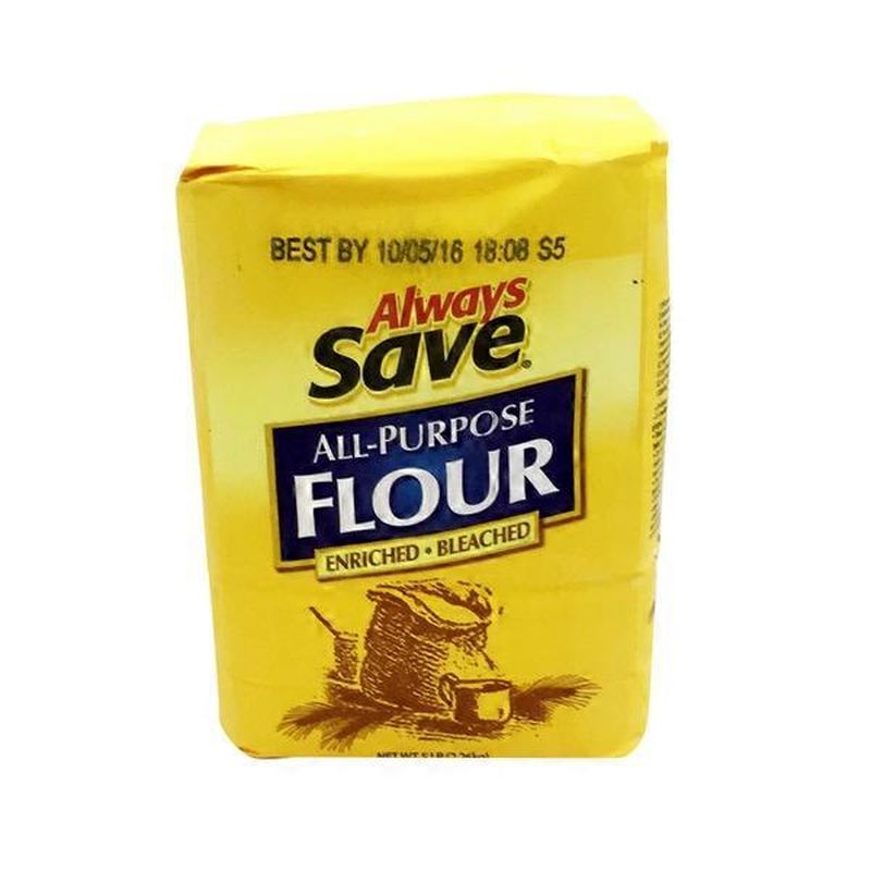 Always Save Enriched & Bleached All Purpose Flour (80 oz) Instacart