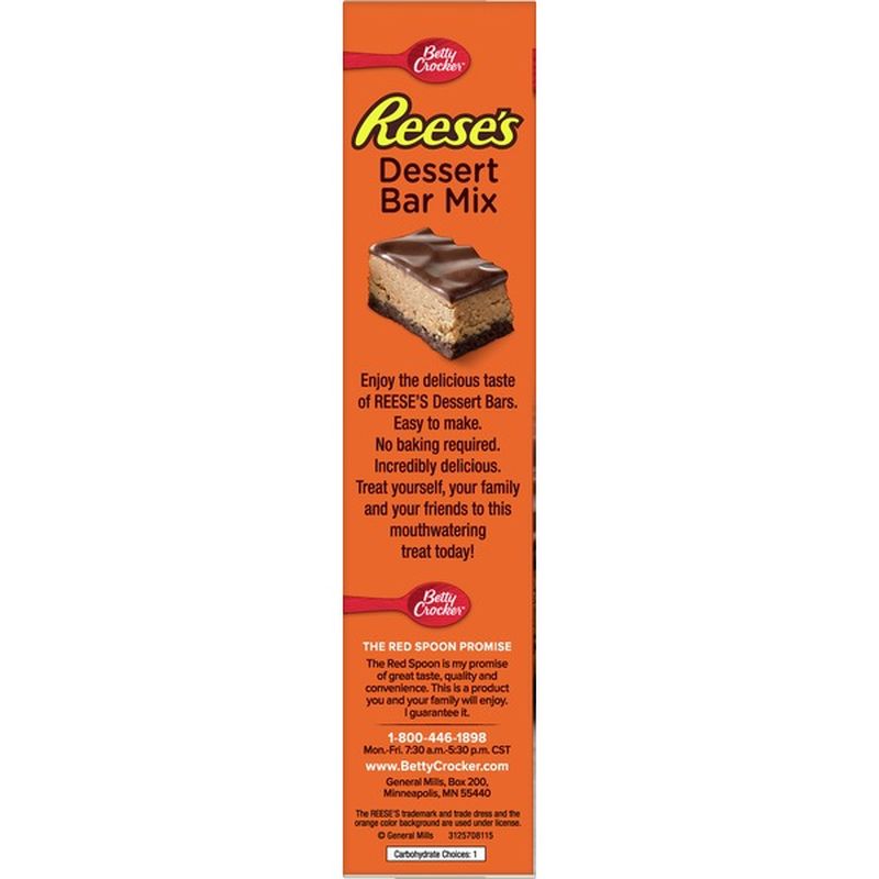 Betty Crocker Dessert Bar Mix, Reese's (16 oz) - Instacart