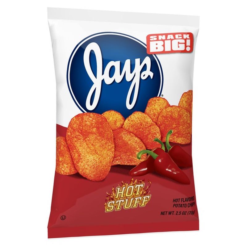 Jays® Hotstuff Flavored Potato Chips (2.5 oz) Instacart