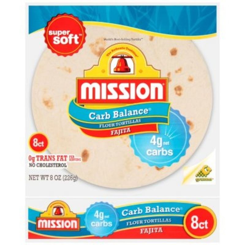 Mission Carb Balance Fajita Flour Tortillas (8 oz) from Sam's Club