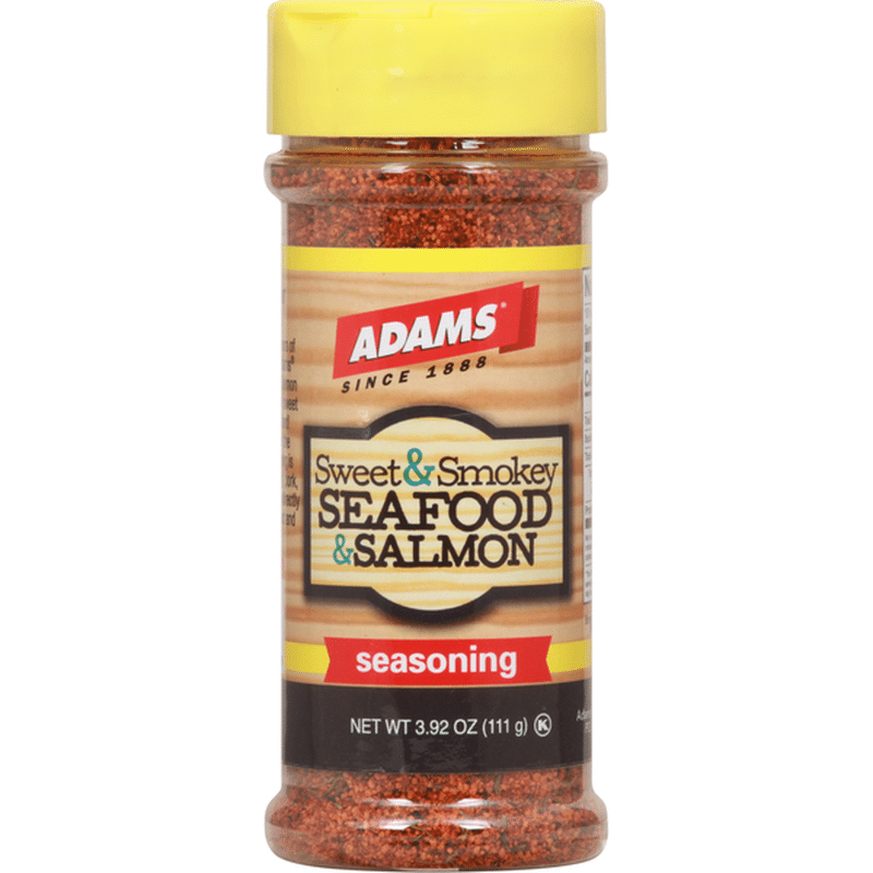 Adams Seasoning, Seafood & Salmon (3.92 oz) - Instacart