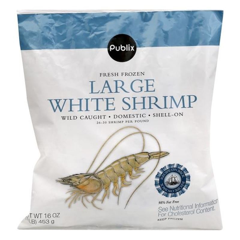 Publix White Shrimp, Large (16 oz) Instacart