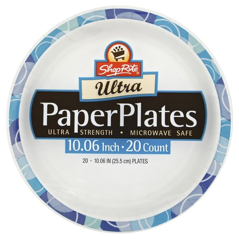 ShopRite Ultra Paper Plates (20 ct) from ShopRite - Instacart