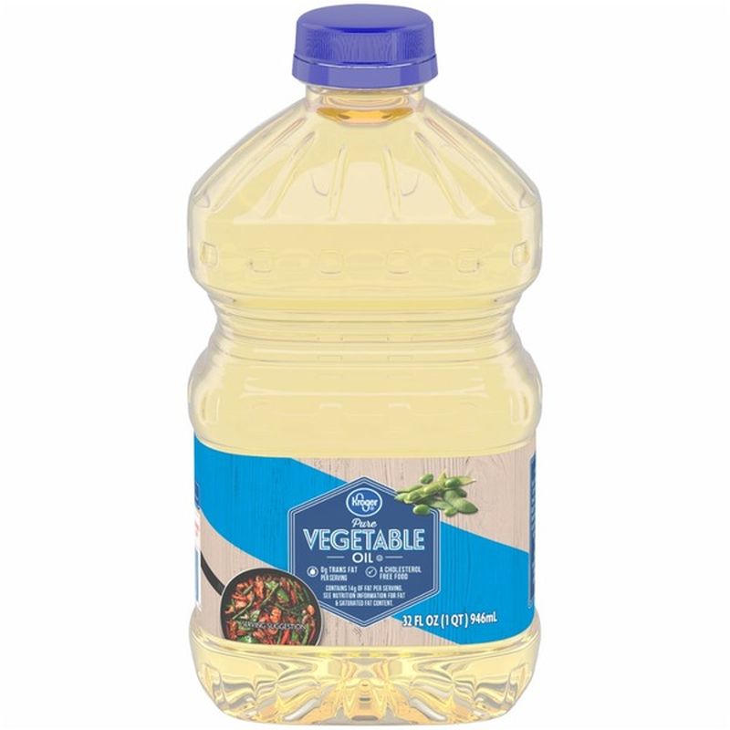Kroger Pure Vegetable Oil (32 fl oz) from Kroger Instacart