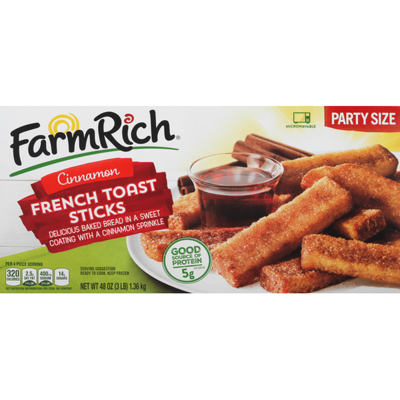 Farm Rich Cinnamon French Toast Sticks (48 oz) Instacart