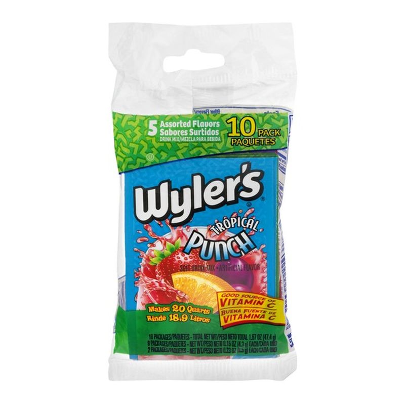 Wylers Wyler's Drink Mix Assorted Flavors 10 CT (10 each) Instacart