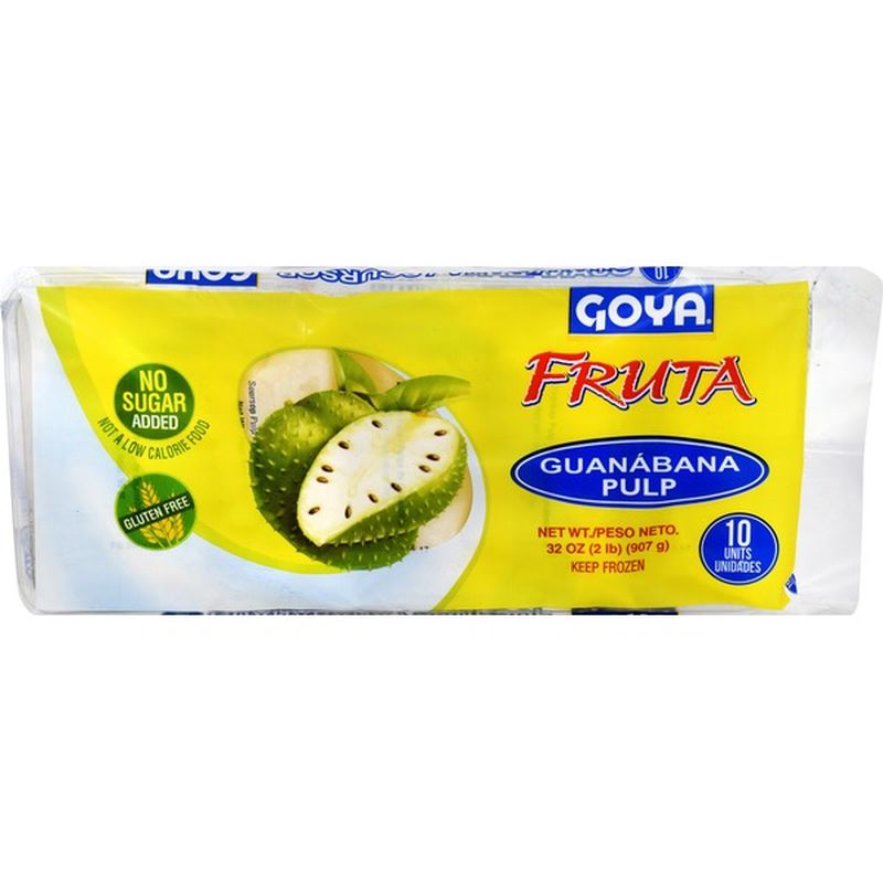 Goya Guanabana Soursop Fruit Pulp, 10 Pouches (32 oz) Instacart