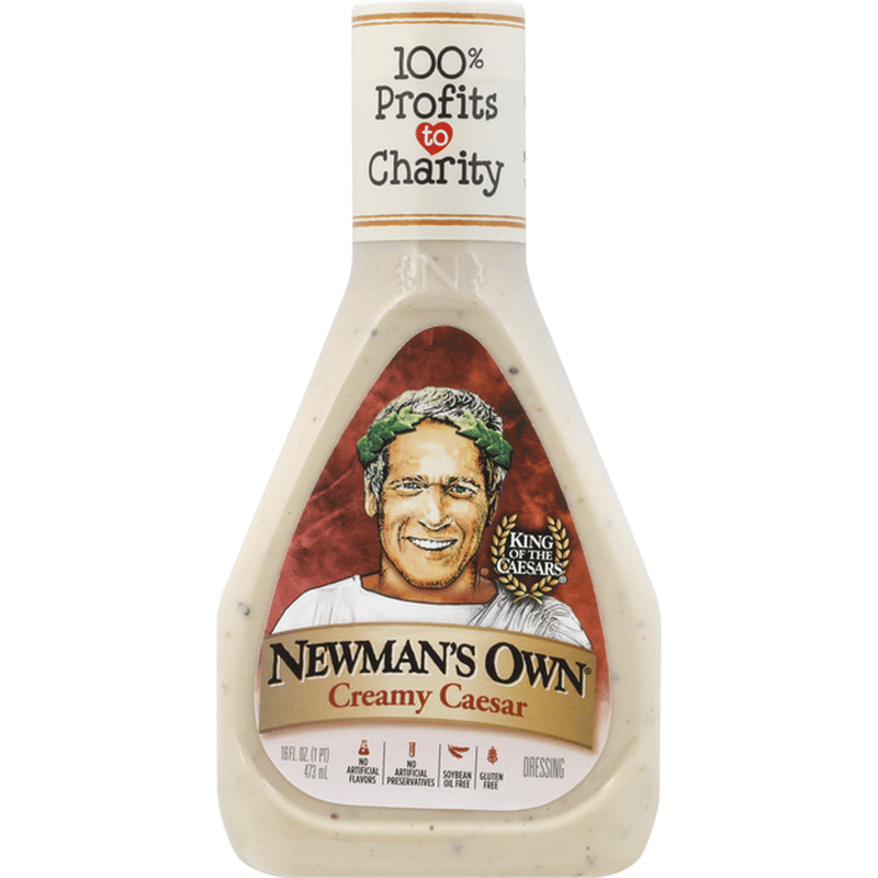 Newman's Own Dressing, Creamy Caesar (16 fl oz) from Mollie Stone's