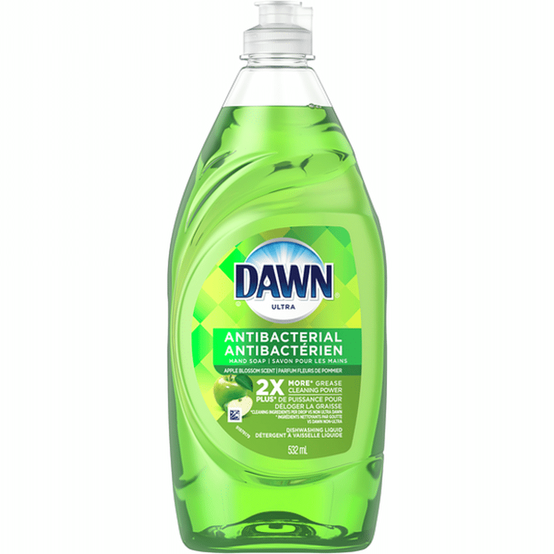 Dawn Ultra Dawn Antibacterial Hand Soap Dishwashing Liquid, Apple