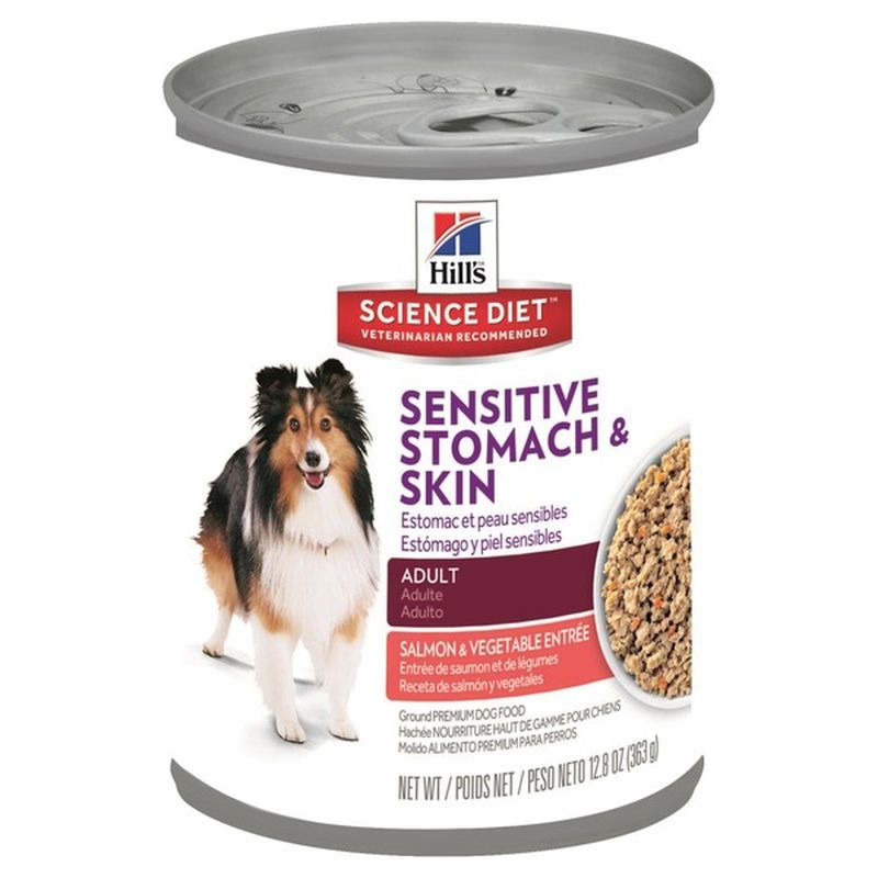 Hill's Science Diet Dog Food, Premium, Ground, Sensitive Stomach & Skin