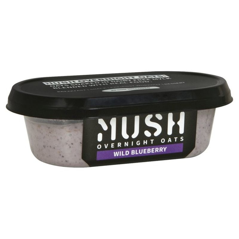 Mush Overnight Oats, Wild Blueberry (6 oz) from Erewhon - Instacart