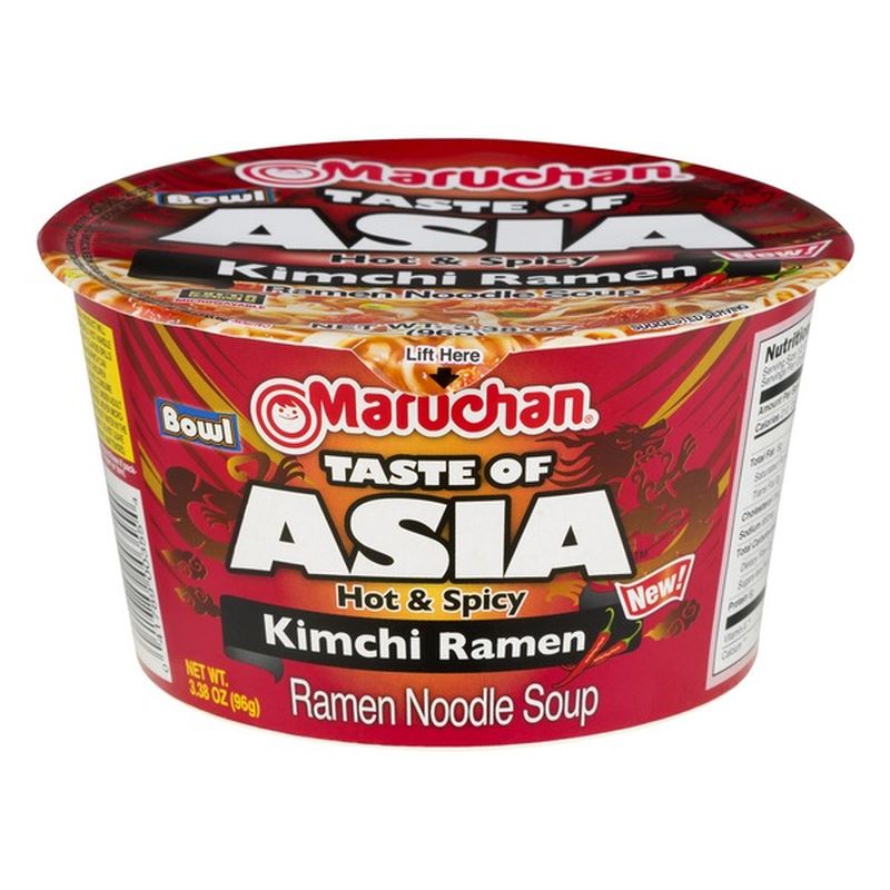 Maruchan Taste of Asia Kimchi Ramen Hot & Spicy (3.38 oz) Instacart