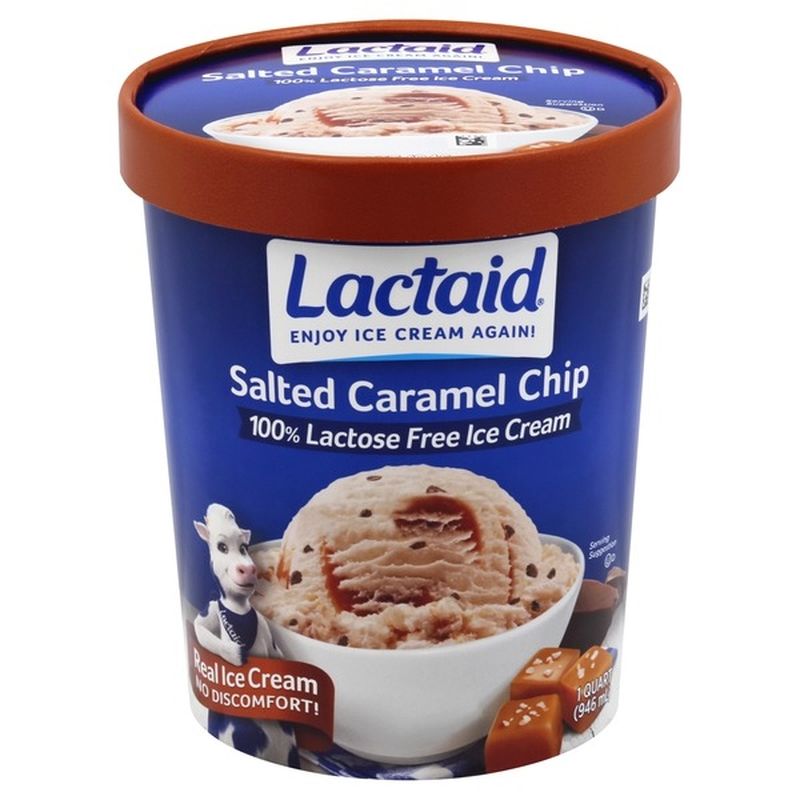 Lactaid Salted Caramel Chip Lactose Free Ice Cream 32 Oz Instacart 4561