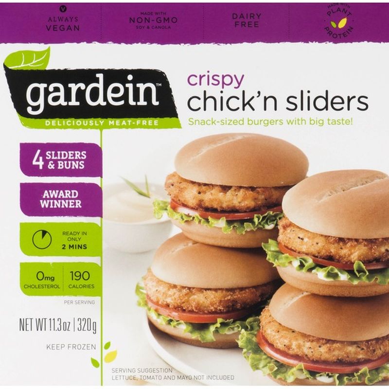 Gardein Crispy Chick'n Sliders (11.3 oz) - Instacart