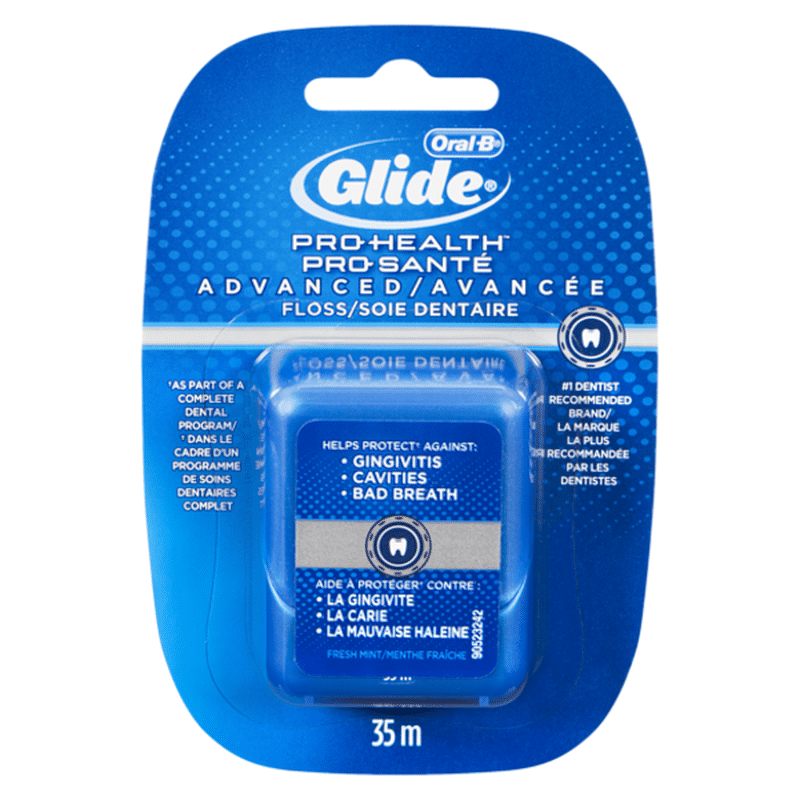Glide Advanced Dental Floss, Fresh Mint (1378 in) from Shoppers Drug