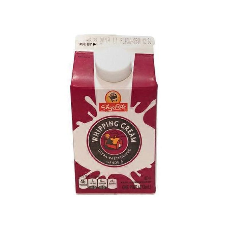 ShopRite Whipping Cream (16 fl oz) Instacart