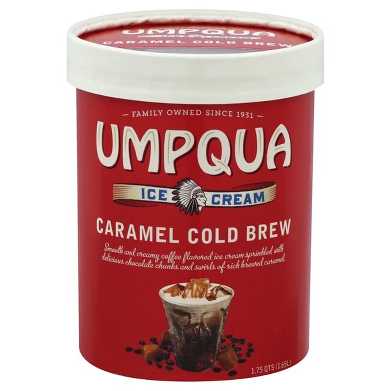 Umpqua Ice Cream, Caramel Cold Brew (1.75 qt) Instacart