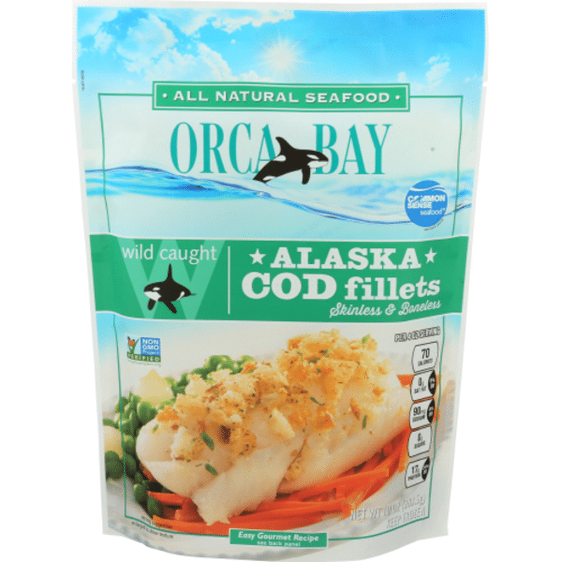 Frozen Orca Bay Alaskan Cod Fillets Skinless Boneless Lb Pkg Hot Sex Picture 