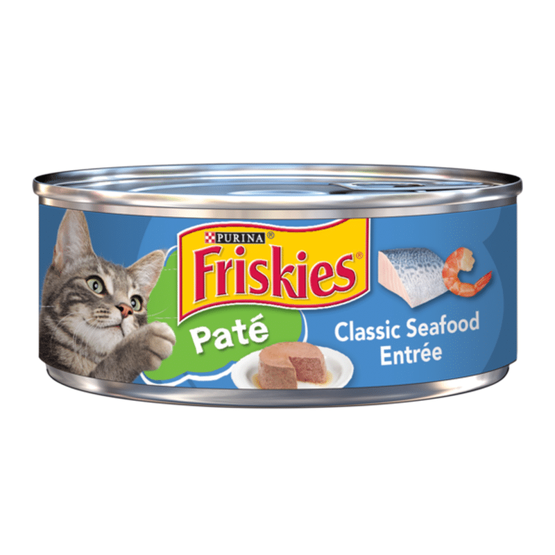 Purina Friskies Pate Wet Cat Food, Classic Seafood Entree ...