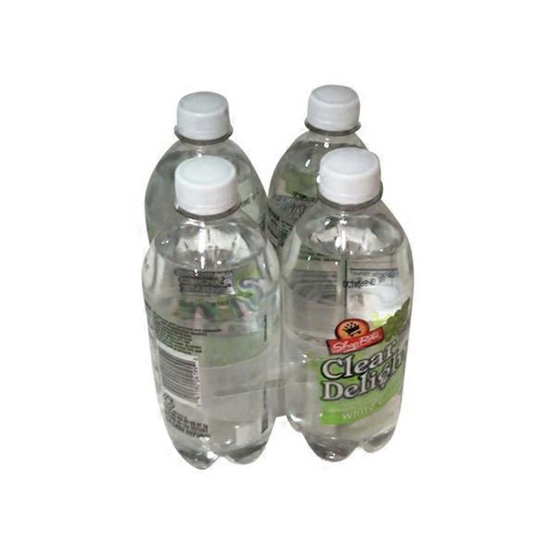 ShopRite Clear Delight Sparkling Flavored Beverage, White Grape (80 fl oz) Instacart