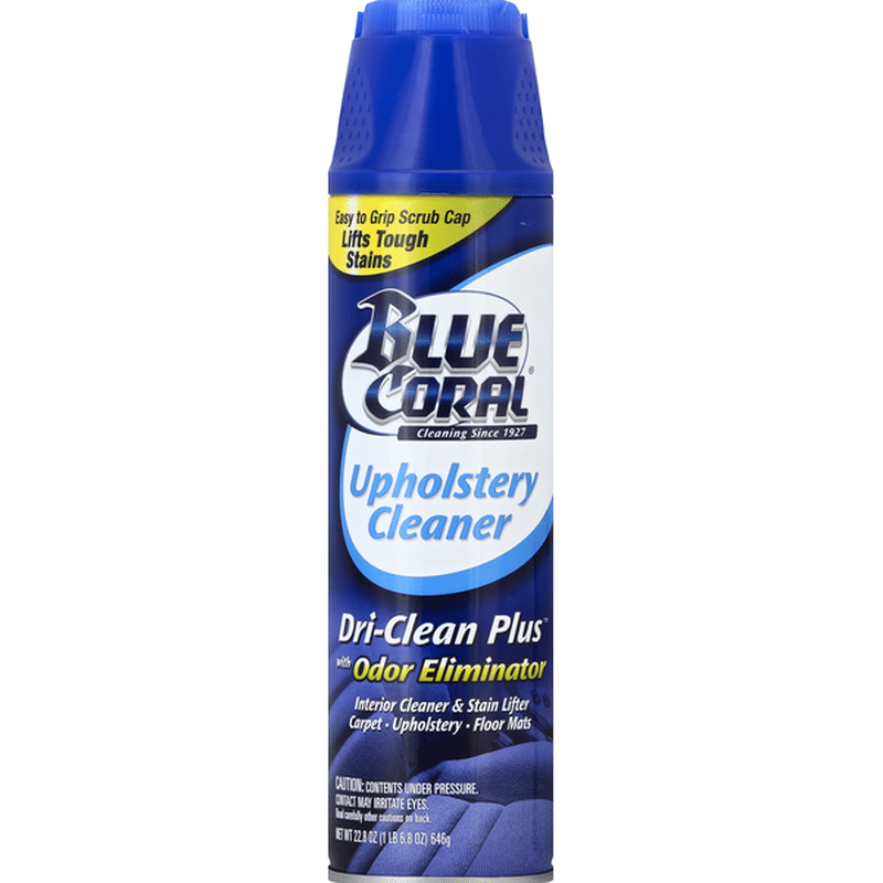 Blue Coral Upholstery Cleaner, DriClean Plus, with Odor Eliminator (22.8 oz) Instacart