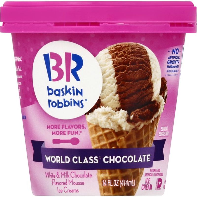 Baskin Robbins Ice Cream World Class Chocolate 14 oz  Instacart