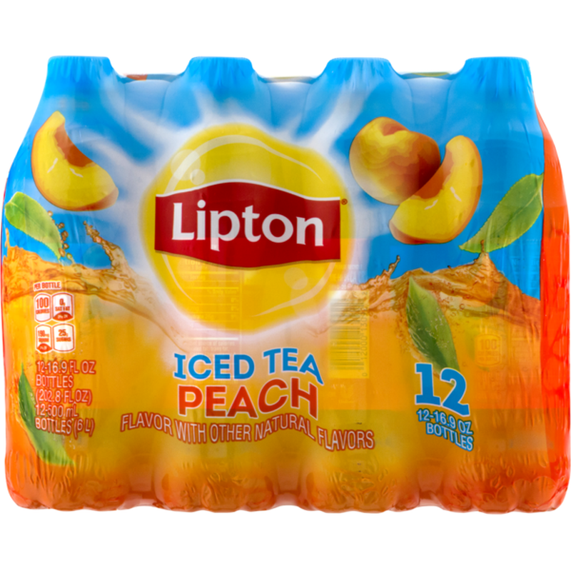 Lipton Iced Tea Peach (16.9 fl oz) - Instacart