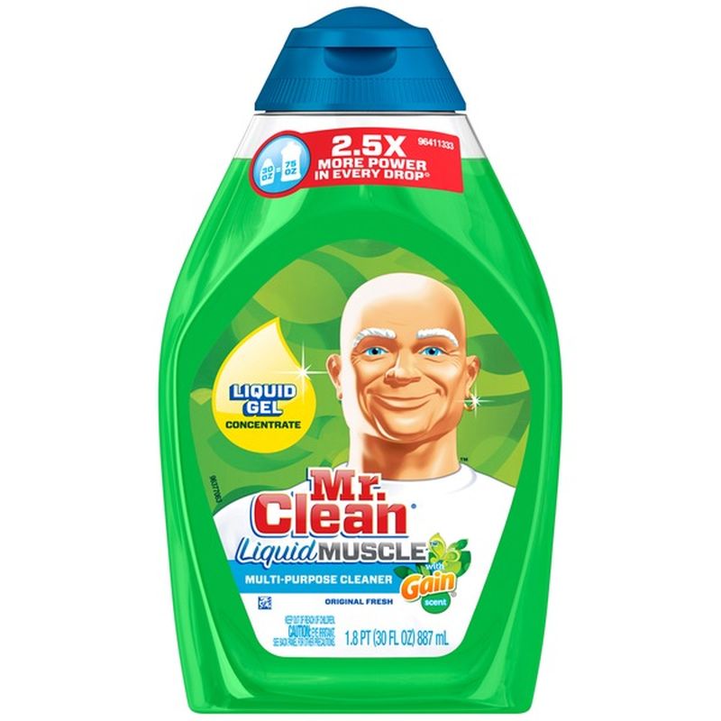 Mr. Clean Mr Clean with Gain Original Fresh Scent Liquid Muscle Multi ...