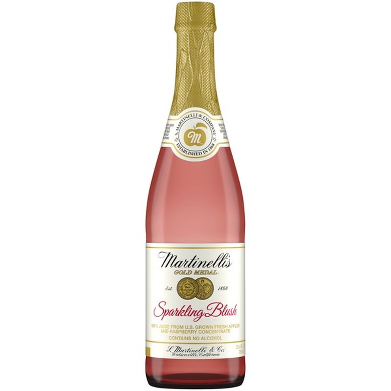 Martinelli's Apple Juice, Sparkling Blush (25.4 oz) from Total Wine & More Instacart