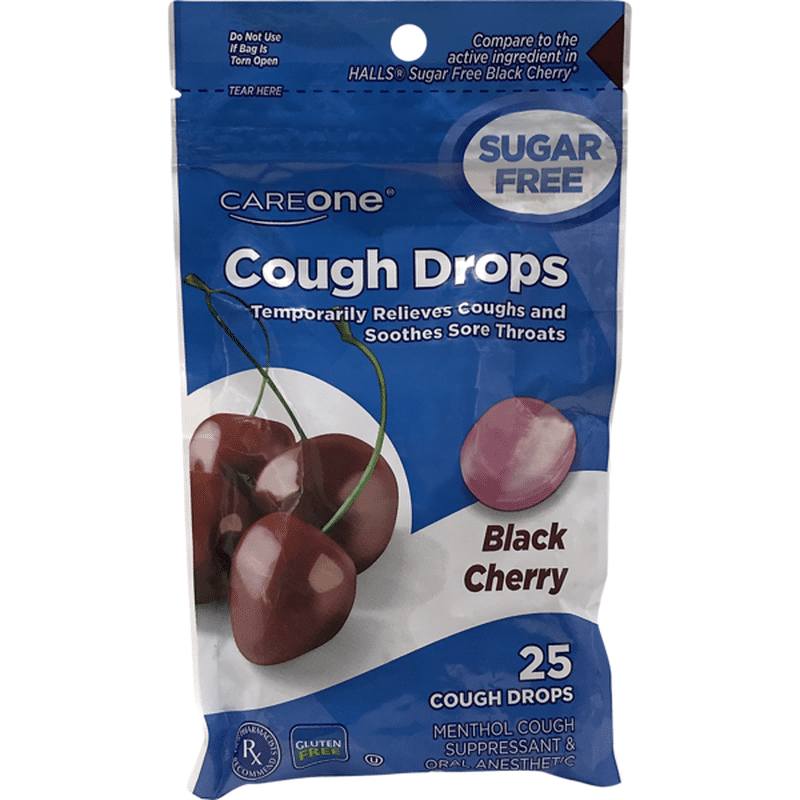 CareOne Cough Drops, Sugar Free, Black Cherry Flavor (25 each) Instacart