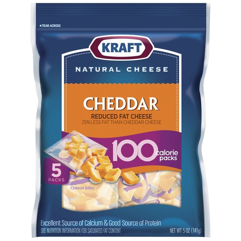 Kraft 100 Calorie Packs Cheddar Cheese Bites 100 Calorie Packs (1 oz