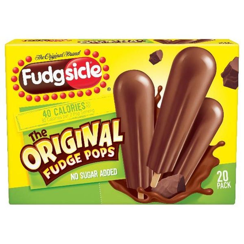 Popsicle Original Fudge Pops No Sugar Added (20 ct) Instacart