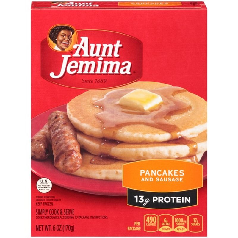 Aunt Jemima Pancakes & Sausage (6 oz) Instacart