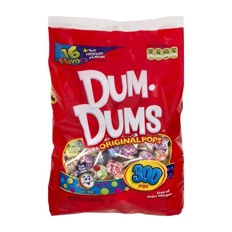 Dum Dums Lollipops, Original Mix (30 Each) - Instacart